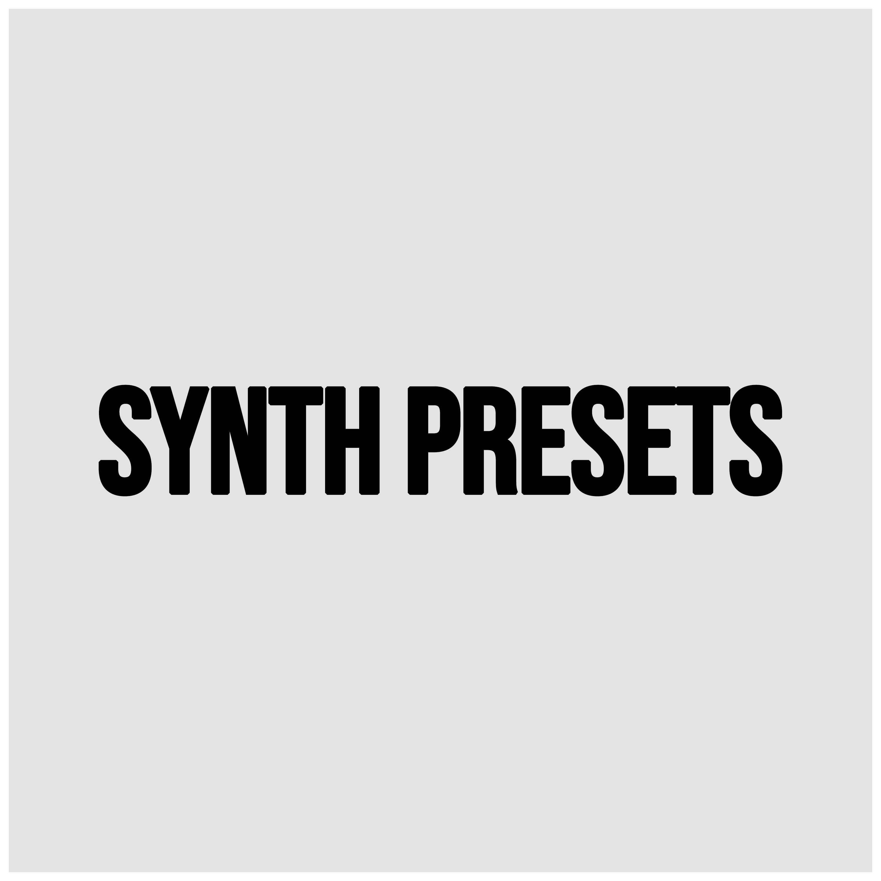 Synth Presets
